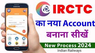 Irctc account kaise banaye hindi  How to create irctc account  Ticket booking  irctc account 2024