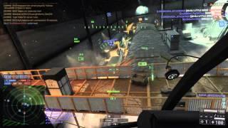 BF4 Scout Heli Gameplay Flying inside the submarine base on Wavebreaker AH-6J LITTLE BIRD