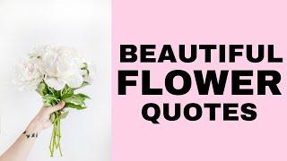 Flower Quotes  Top 10 Beautiful Flower Quotes  Quote Of The Day