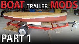 Harbor Freight Trailer Conversion - Boat Trailer Modifications PART 1