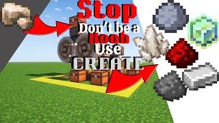 Create Mod Ore Processor Quick Easy and Small