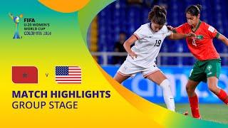 Morocco v USA  FIFA U-20 Womens World Cup Colombia 2024  Match Highlights