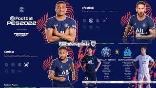 PES 2021 Menu Mod PSG 20212022 by PESNewupdate CPK & SIDER