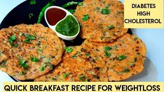 Healthy Breakfast Recipe for Weightloss  Mix Veg Chilla 