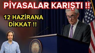 PİYASALAR KARIŞTI  12 HAZİRANA DİKKAT  #Bitcoin #Altın #Borsa