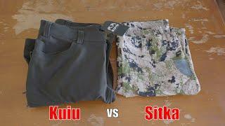 Fancy Pants... for hunting Sitka vs. Kuiu