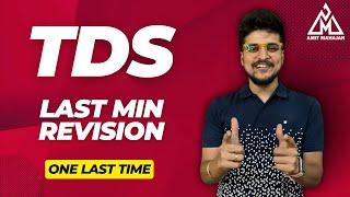 TDS Last Minute Revision  All sections in 1 hour  Inter  CA Amit Mahajan