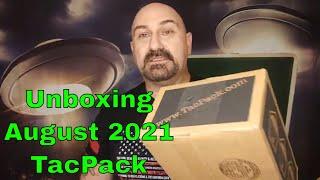 Unboxing the August 2021 TacPack