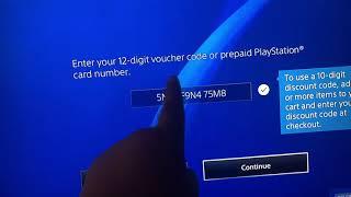 A secret promo code on ps4