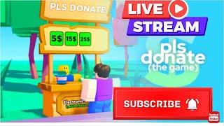 LIVEPls Donate Raising Stream D #roblox #robux