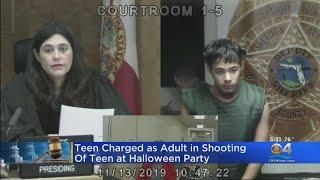 Teen Charged As Adult In Shooting Death Of Teen At Halloween Party
