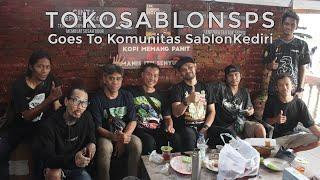 Ngopi dan Live Sablon Bareng Komunitas Sablon Kediri