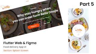 Flutter Figma Mobile App - Splash Screen Part 5