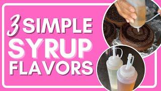 SIMPLE SYRUP FLAVORS FOR CAKE - 3 Easy Recipes