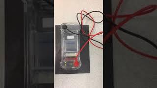 Time lapse of gel electrophoresis