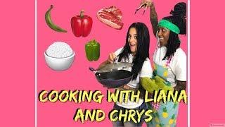 Liana teaches Chrys to cook Non stop laughing