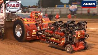 Pro Pulling League 2023 Super Modified Tractors presented by Mitas pulling at the Americas Pull