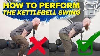 How to do KETTLEBELL SWING Use Your Hips Ft. Cory Schlesinger