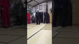 #SHORTS  ISHIZUKA SENSEI APPLIES DEVASTATING WRIST LOCK  INSIDE NINJUTSU