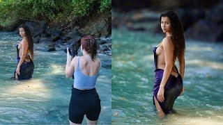 Natural Light Beach Photoshoot in Costa Rica Canon R6 MRK II Behind The Scenes