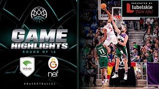 Unicaja v Galatasaray NEF  Round of 16 Week 3  Highlights - Basketball Champions League 202223