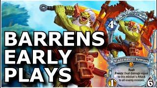 Hearthstone - Best of Barrens Early Plays  ft NEW Cards