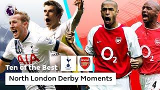 Spurs vs Arsenal  10 BEST North London Derby Moments  Premier League