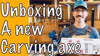 GRANSFORS BRUKS SWEDISH CARVING AXE UNBOXING AND FIRST IMPRESSIONS - ONE TOOL WEDNESDAY