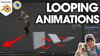 How to Create LOOPING ANIMATIONS in Blender