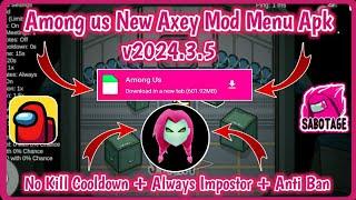 Latest Among Us Ver. 2024.3.5 MOD MENU APK  See Player Roles  Fake Role  ESP  Kill Players