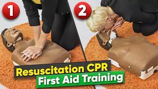 Resuscitation CPR  How To Do CPR First Aid Training