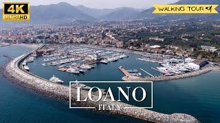 Walking Tour in LOANO 4K UHD - Exploring Italy