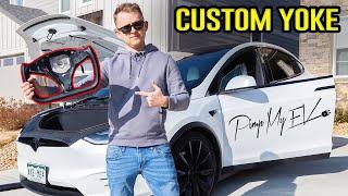 How to INSTALL a PimpMyEV Yoke on your Tesla Model X in minutes