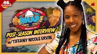 Tiffany Nicole Ervin Post-Season Interview  Survivor 46