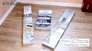 Kraus Luxury Vinyl Flooring Installation