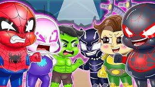 TEAM GAME - Does Spider Man Baby Win? FUNNY STORY -Marvels Spidey and his Amazing Friends Animation