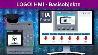 LOGO HMI Basisobjekte - Siemens LOGO Online Kurs Kapitel 11.4 - LOGO programmieren lernen