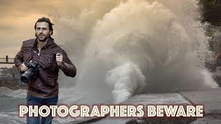 PHOTOGRAPHERS  SAFETY WARNING ️