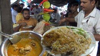 Best Chicken & Mutton Dum Biryani on Kolkata Street with Egg   Price Starting @ 70 rs Per Plate