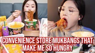 convenience store mukbangs that make me SO hungry