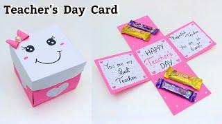 DIY  Easy Teachers Day Explosion Box  Happy Teachers Day Card  Teachers Day Gift Idea 2024