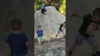 Brothers Playing in the DIRT #letthembekids #kids #boys #brothers #play #letthembelittle