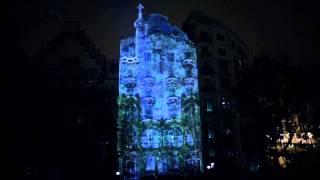 El despertar de la Casa Batlló Gaudí. Mapping Barcelona