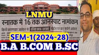 Lnmu Admission Online 2024-28 And 2nd Merit List