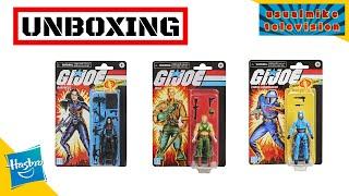 G.I JOE ACTION FIGURE UNBOXING RETROS