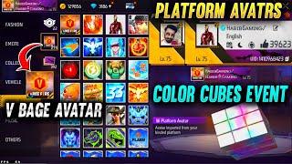 How To Add Platform Avatar Free Fire  Color Cubes In Free Fire  Add Your Photo As Free Fire Avatar