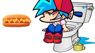 FNF BF + Fastfood = ? FNF Toilet Prank friday night funkin animation 3D memes