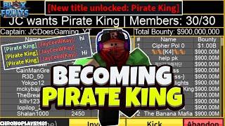 Becoming Pirate King Top 10 Crew Blox Fruits