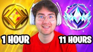 Gold To Unreal Speedrun Solo Only Chapter 5 Ranked Fortnite