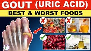 Uric acid Foods to Avoid  Gout Diet Meal Plan  Gout  Uric acid - Best & Worst Foods